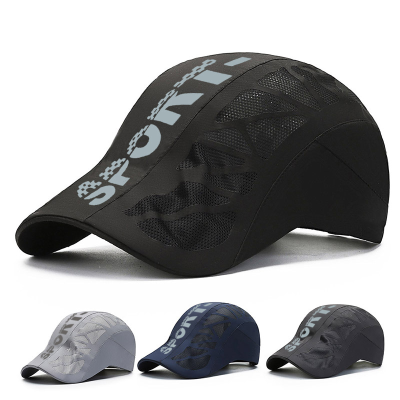 Aquatic Sports Hat - 남녀공용 여름 빠른 건조 방수 스냅백
