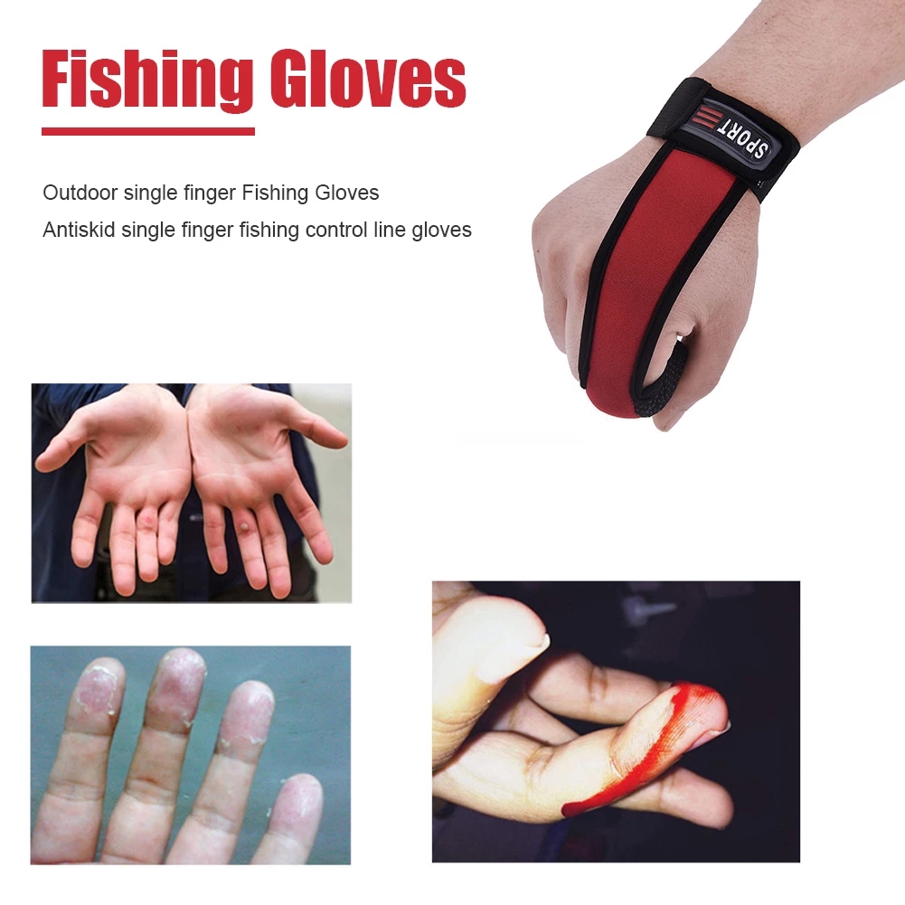 Spearfishing Glove - 낚시 장갑 1손가락 보호 통기성 미끄럼