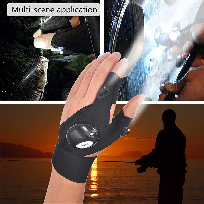 핑거리스 장갑 LED 손전등 방수 토치 낚시 캠핑 하이 - Spearfishing Glove 리뷰 및 가격