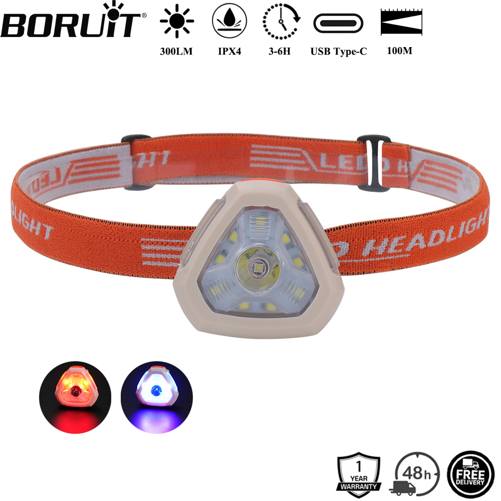 BORUiT 300LM 캡 클립 LED 헤드램프 타입- - Aquatic Sports Hat 리뷰 및 가격