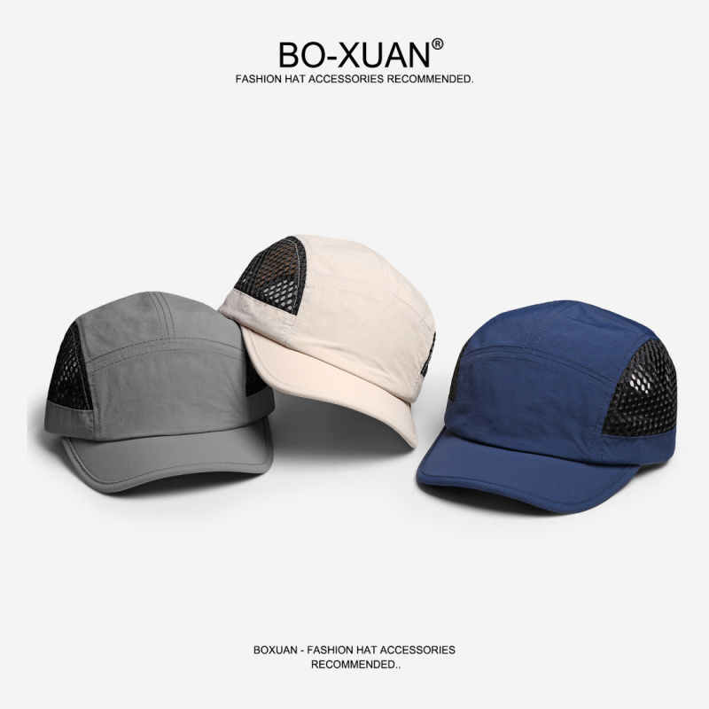 일본 스타일 짧은 챙 컬러 블록 통기성 메쉬 남성 여름 - Aquatic Sports Hat 리뷰 및 가격