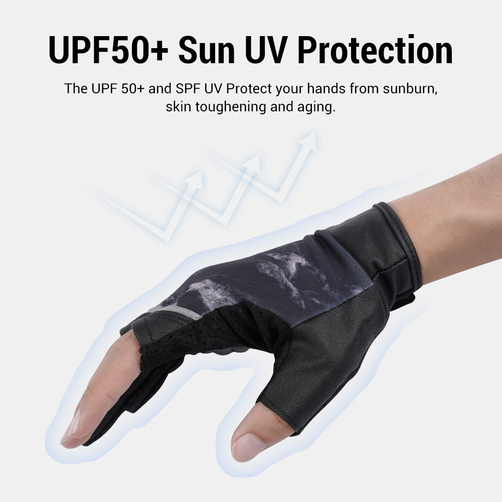 Noeby 하프 핑거 낚시 장갑 UPF50 + 태양 자 - Spearfishing Glove 리뷰 및 가격