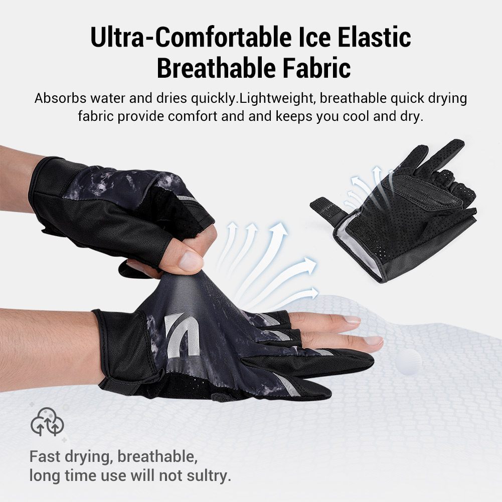 Noeby 하프 핑거 낚시 장갑 UPF50 + 태양 자 - Spearfishing Glove 리뷰 및 가격