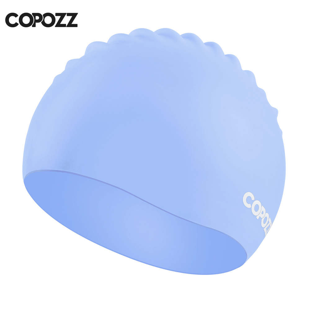 Copozz 탄성 실리콘 고무 방수 보호 귀 긴 머리  - Aquatic Sports Hat 리뷰 및 가격